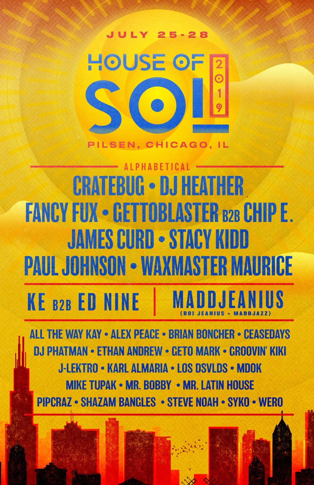 House of Sol Line Up Fiesta del Sol
